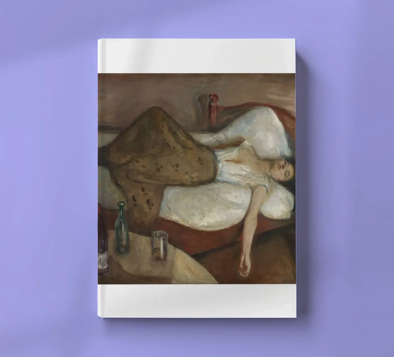 Edvard Munch - The Day After notebook by Timeless Artworks