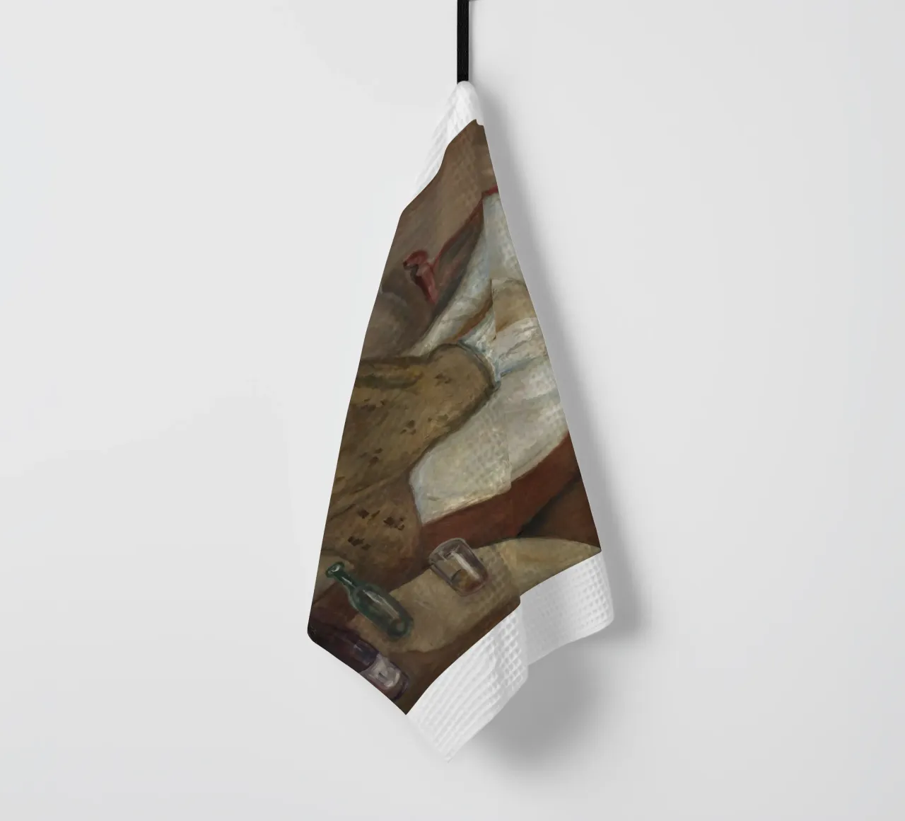 Edvard Munch - The Day After tea towel by Timeless Artworks