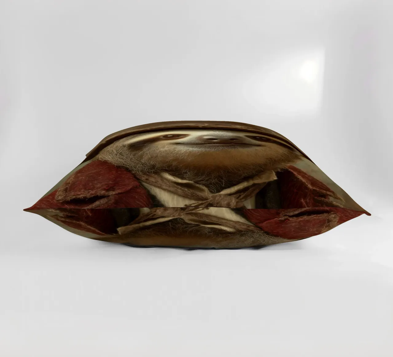 Faultier cowboy, retro Gemälde cuscino da SlothStella