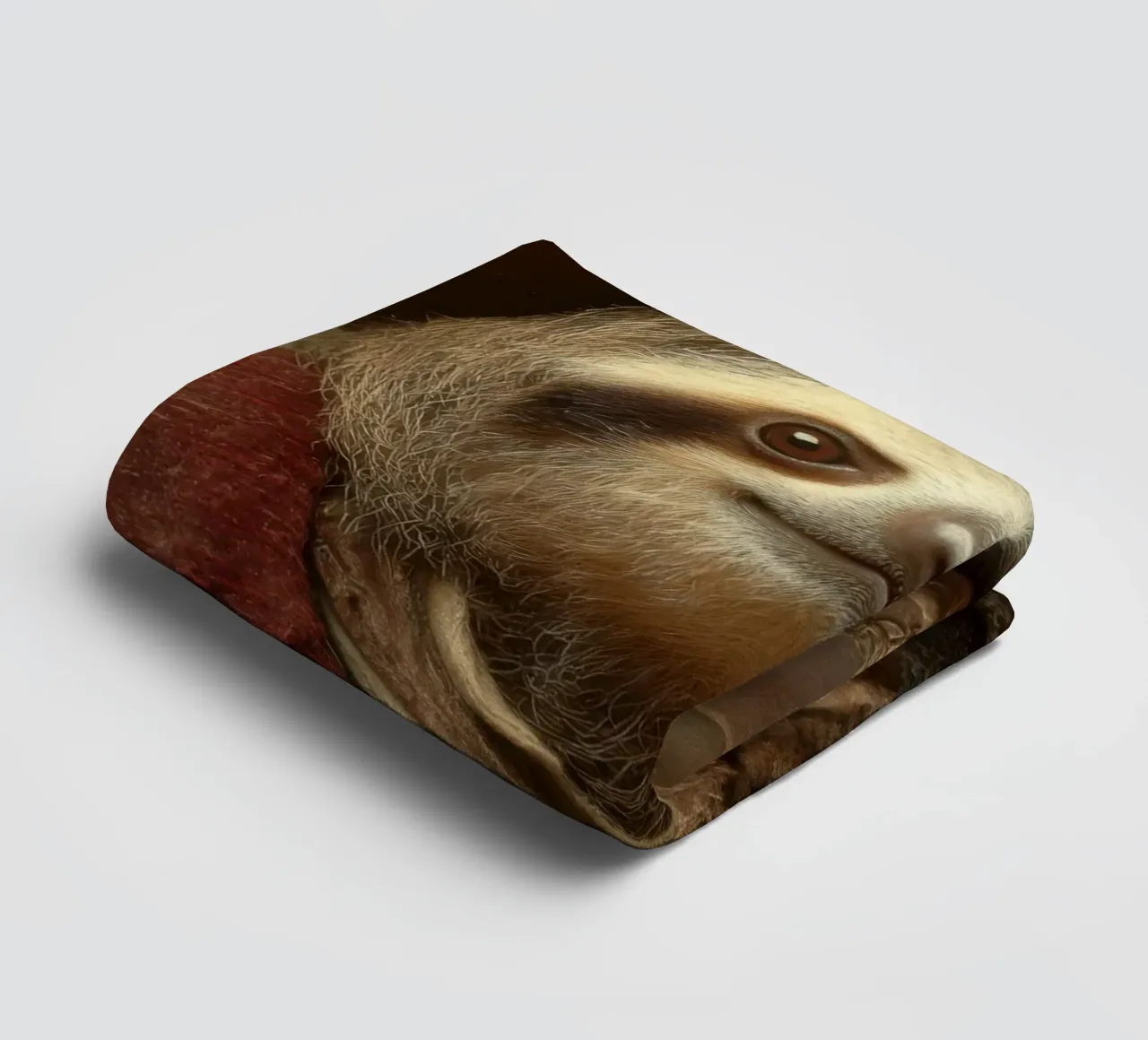 Faultier cowboy, retro Gemälde asciugamano da bagno da SlothStella