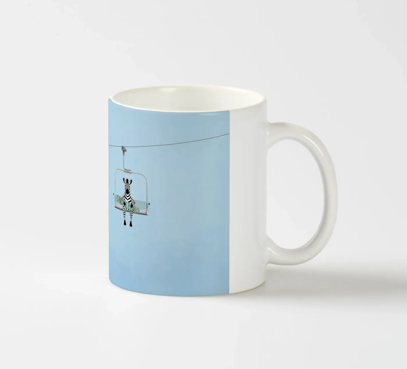 Alpine Animals ceramic mug by Doodle Dreams Art