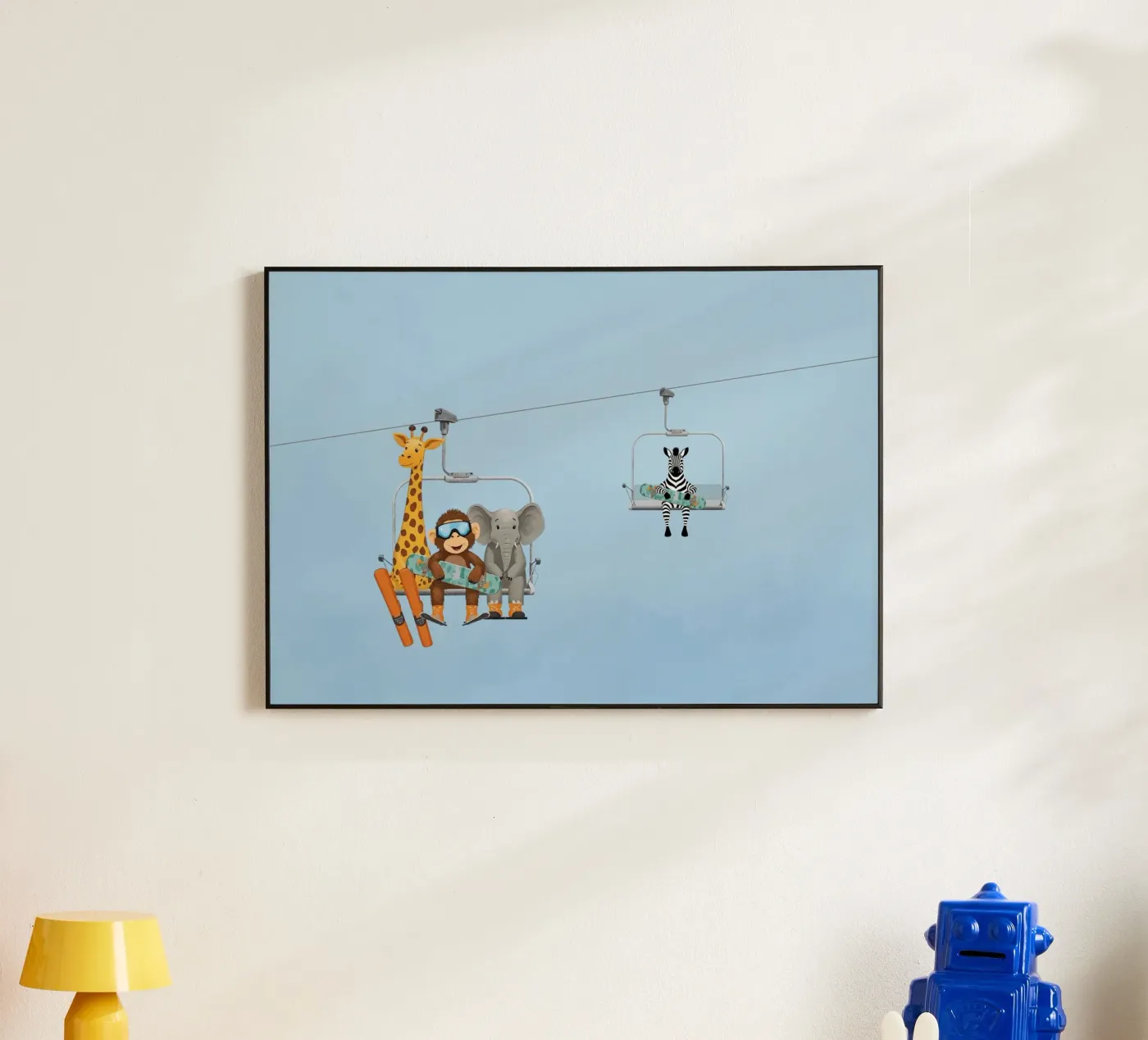 Alpine Animals forex plate by Doodle Dreams Art