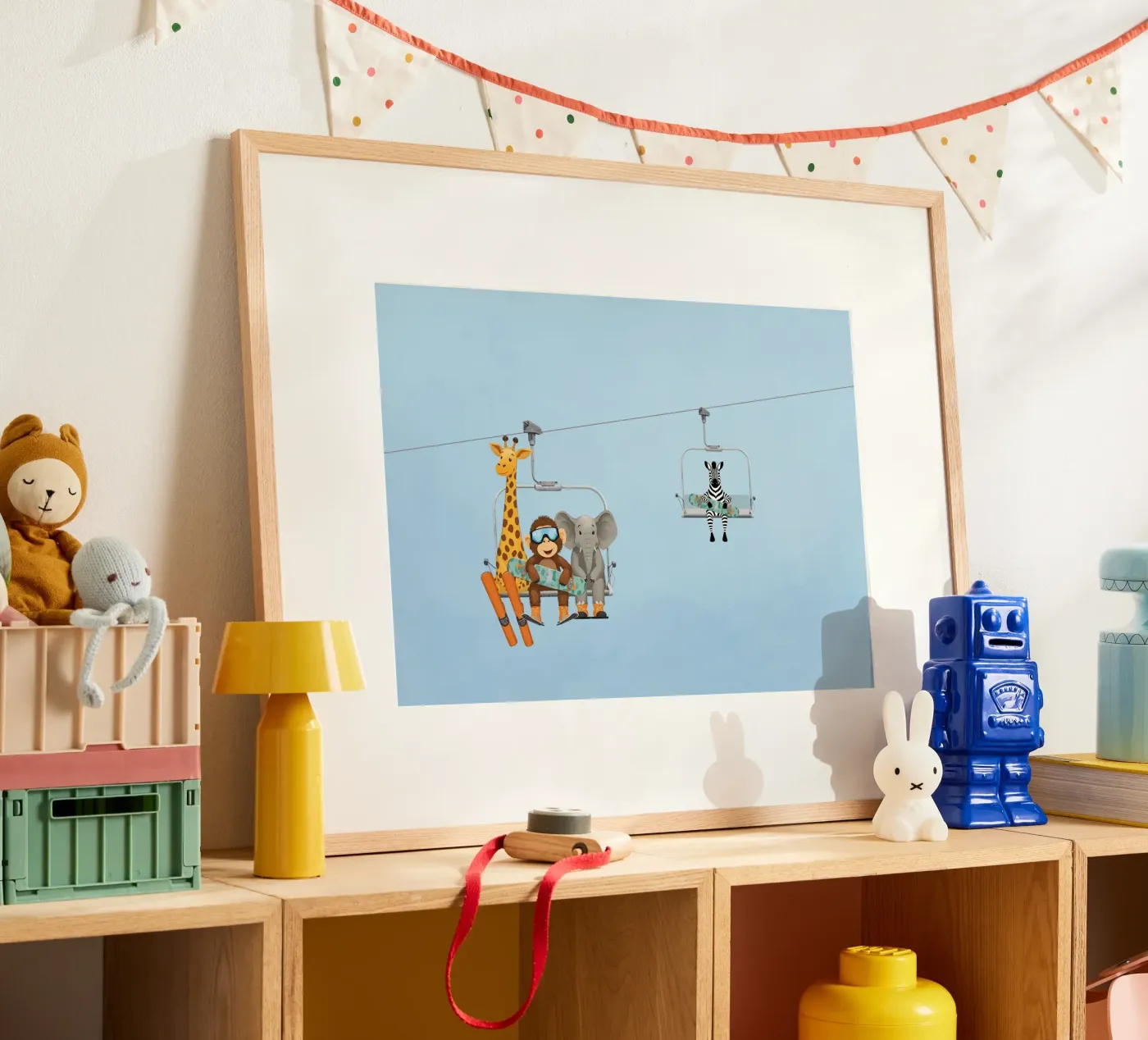 Alpine Animals poster by Doodle Dreams Art