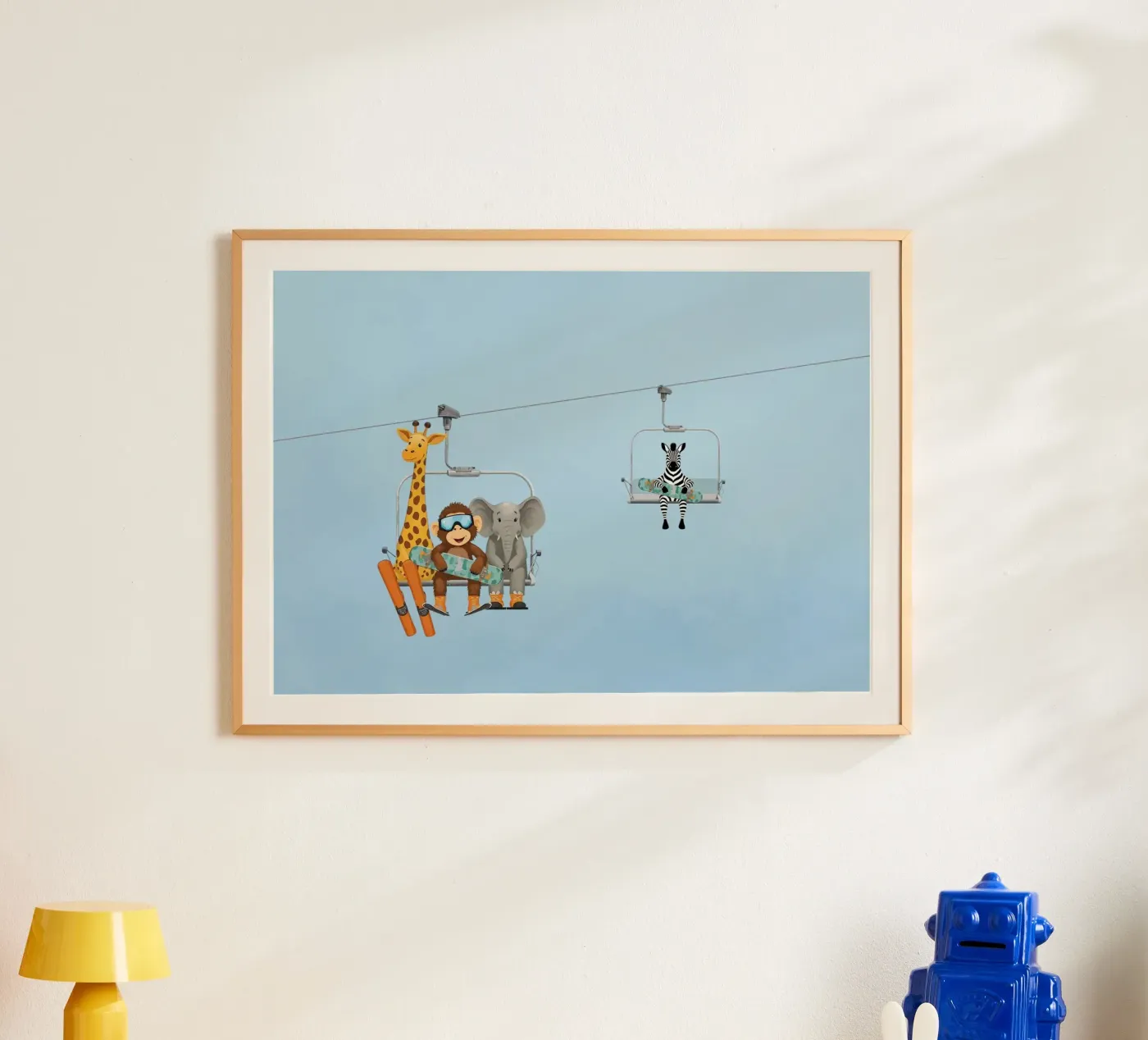 Alpine Animals poster by Doodle Dreams Art