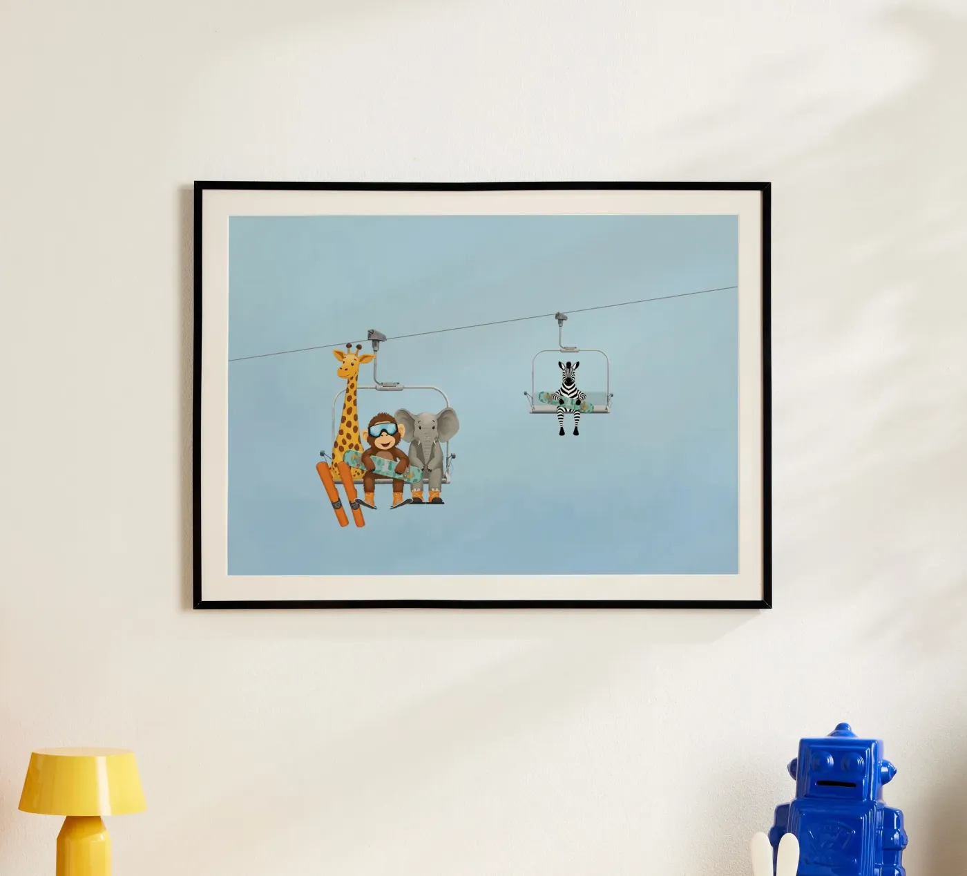 Alpine Animals poster by Doodle Dreams Art