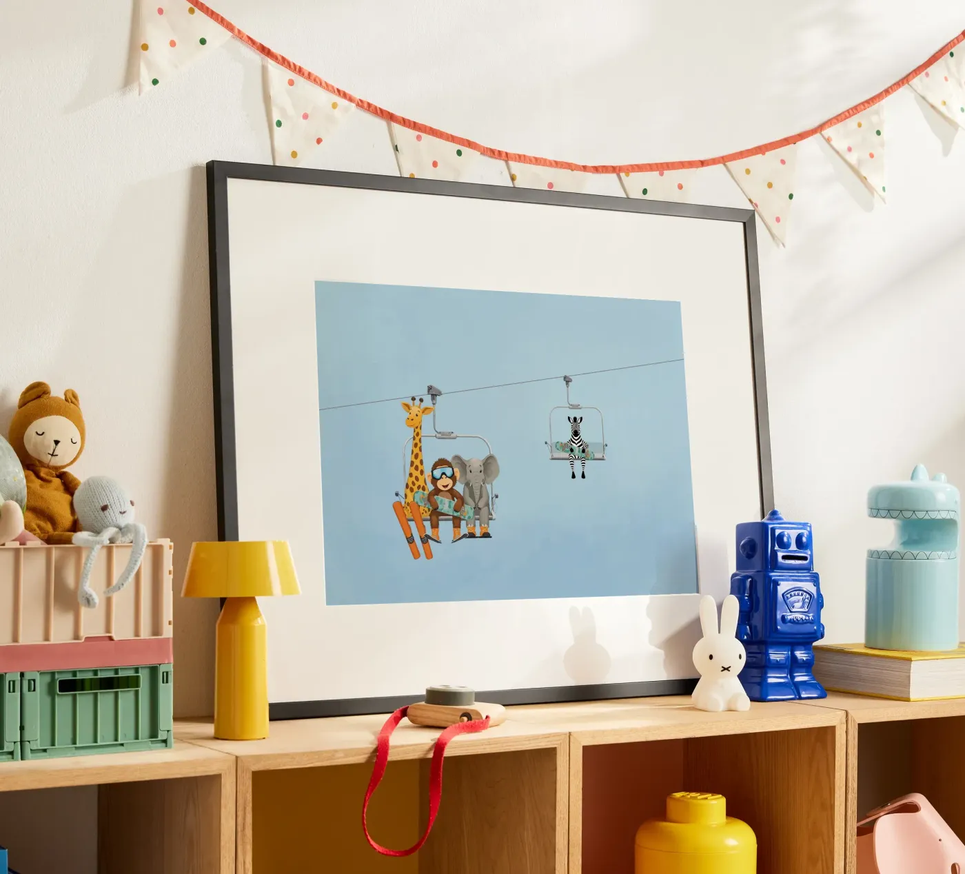 Alpine Animals poster by Doodle Dreams Art