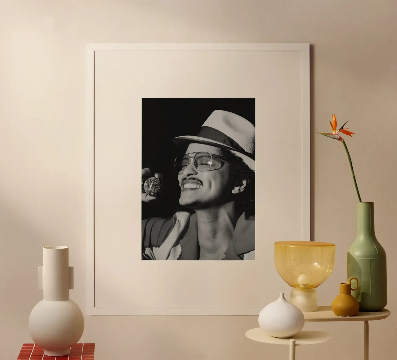 Bruno Mars poster da Music Vibes