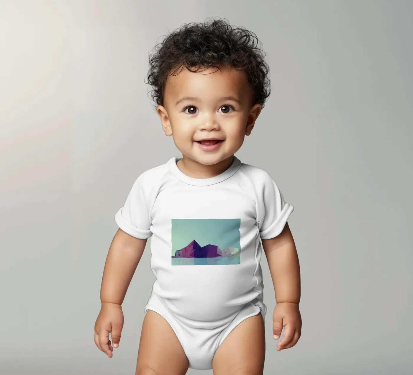 Landscape Study body neonato maniche corte da Three Of The Possessed