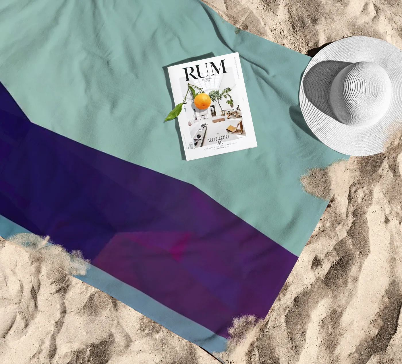 Landscape Study Strandtuch von Three Of The Possessed