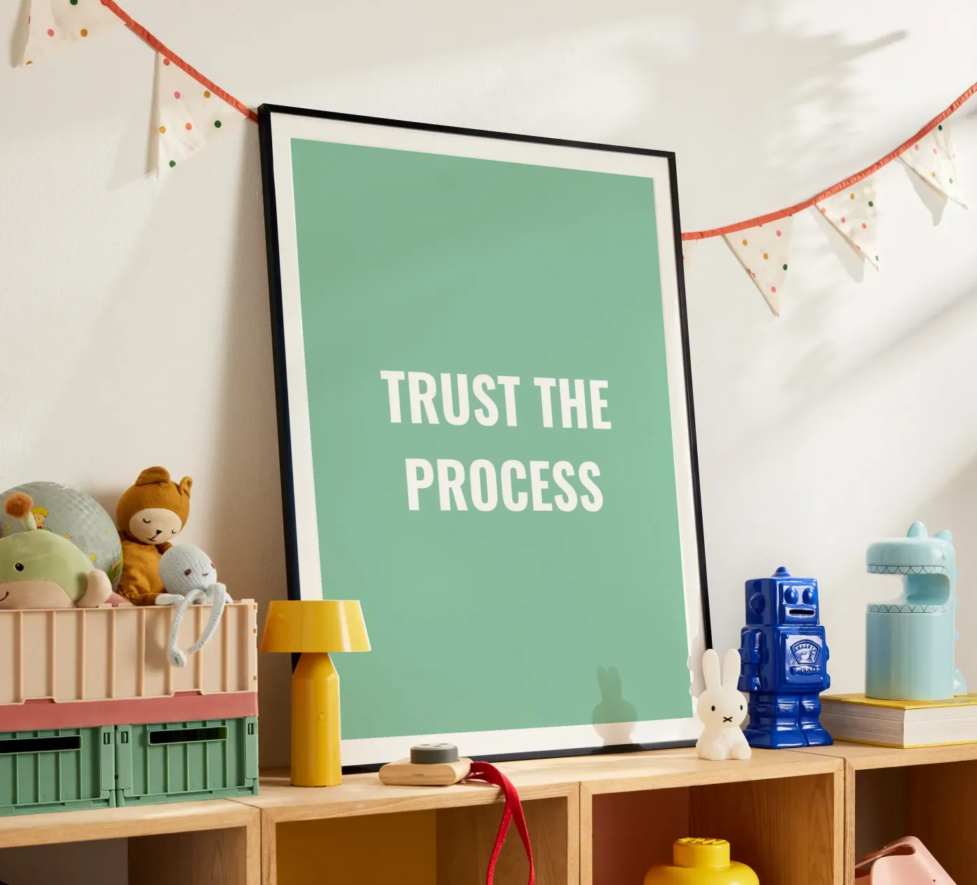 TRUST THE PROCESS poster by Simple