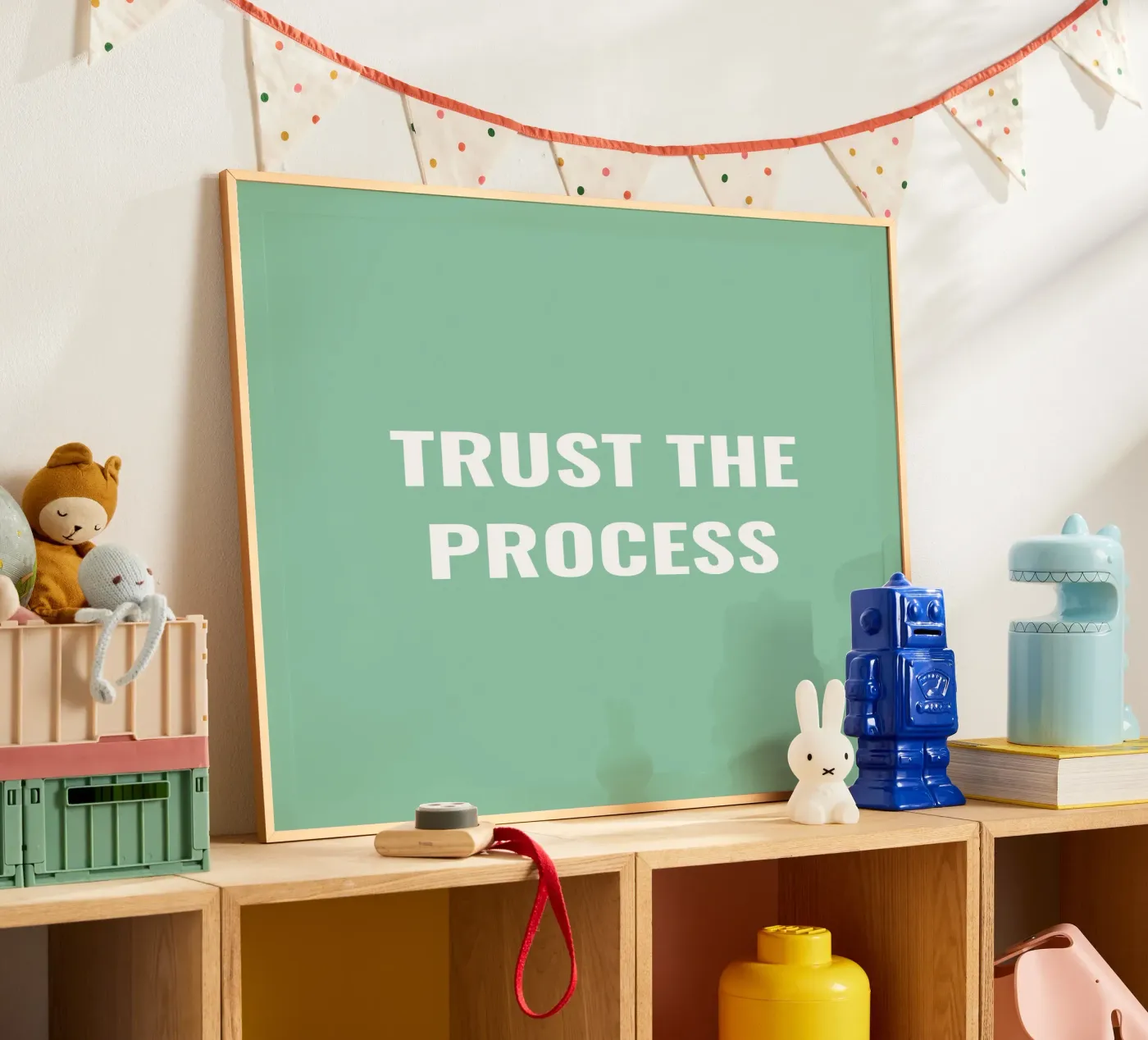 TRUST THE PROCESS poster by Simple