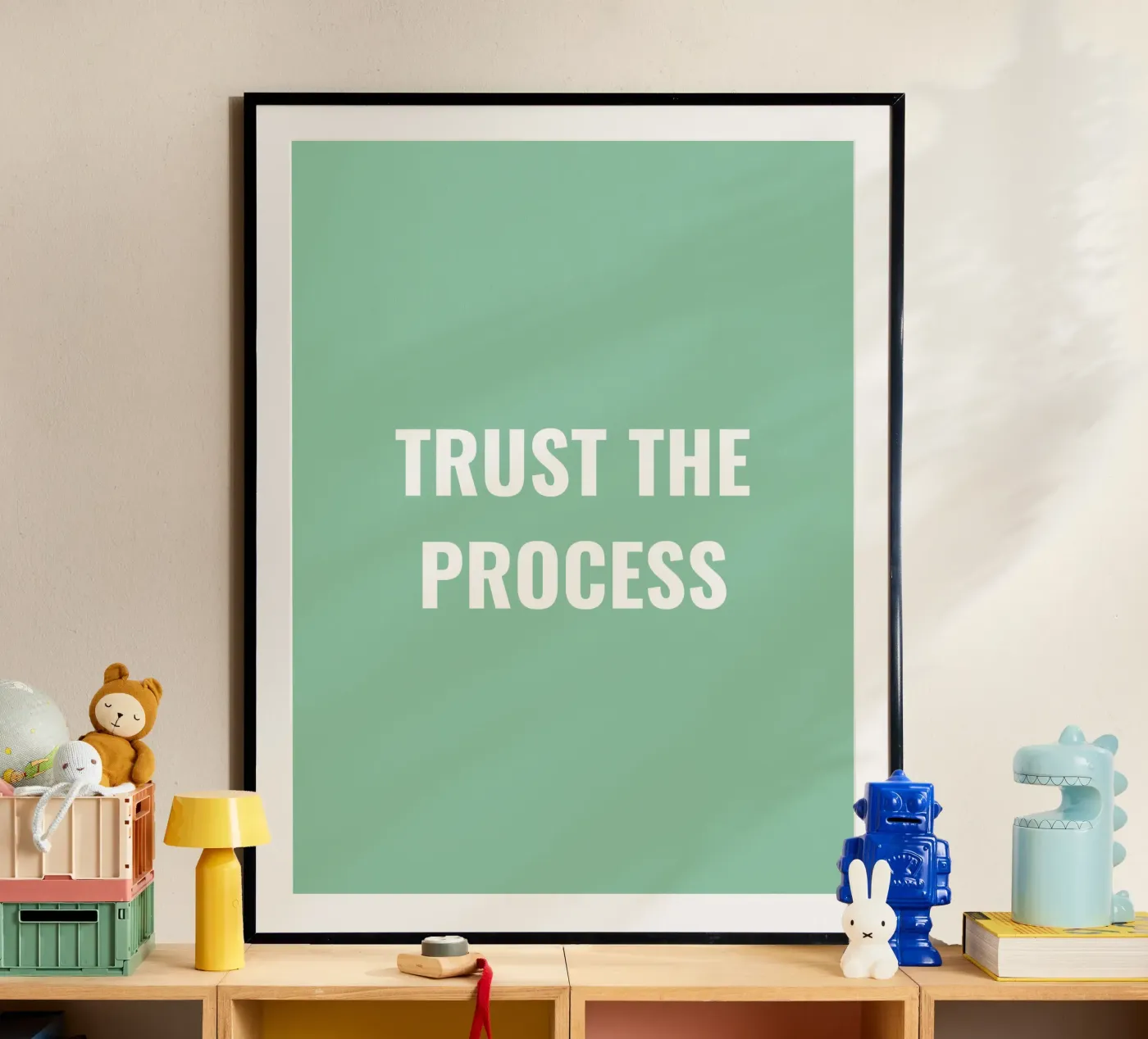 TRUST THE PROCESS poster by Simple