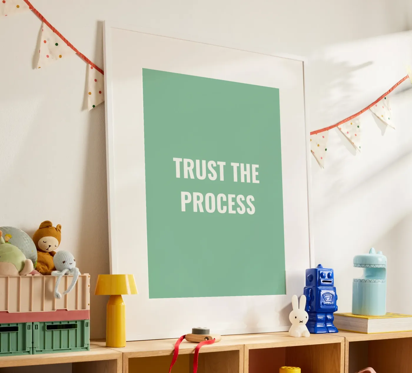 TRUST THE PROCESS poster by Simple