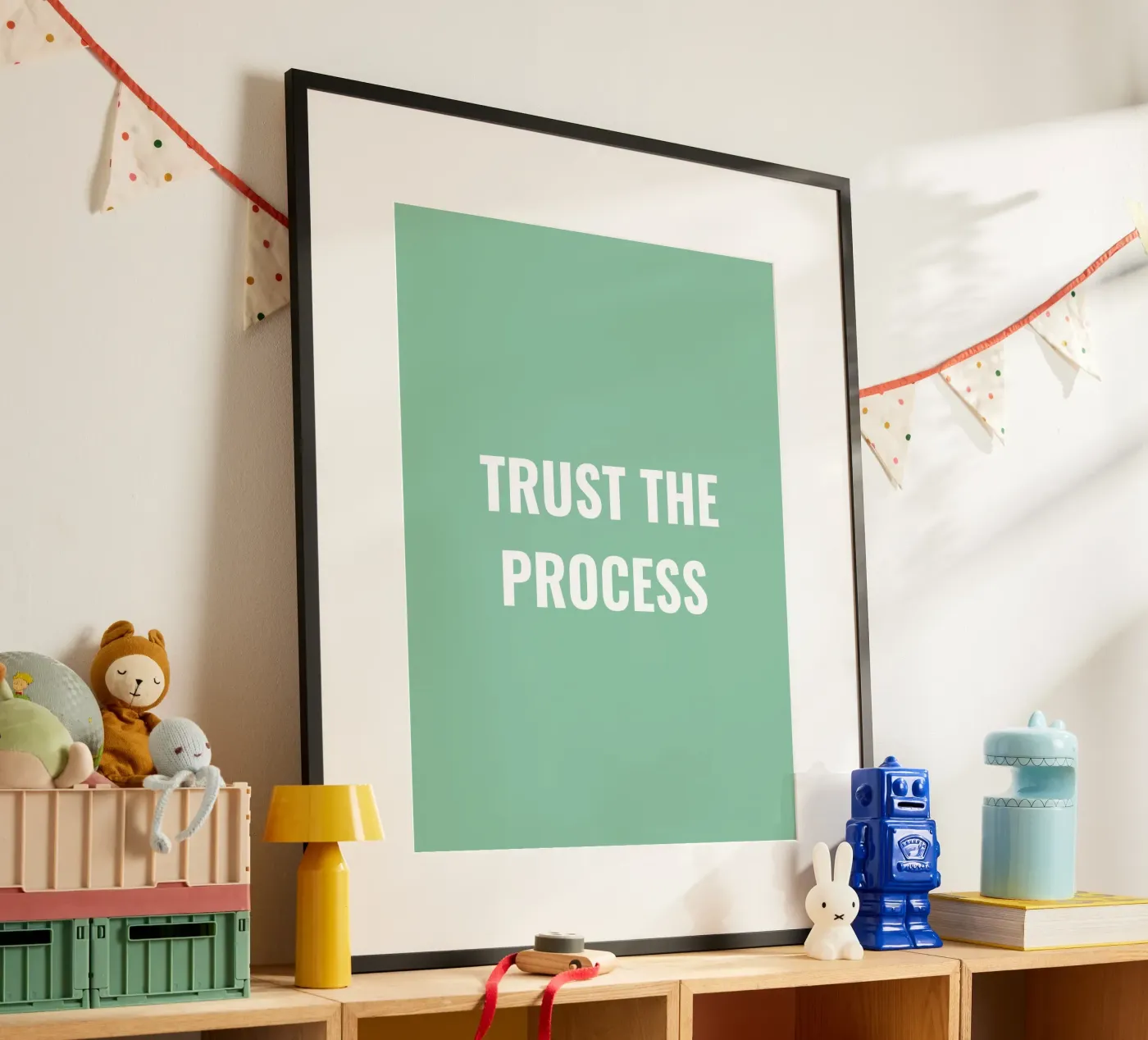 TRUST THE PROCESS poster by Simple