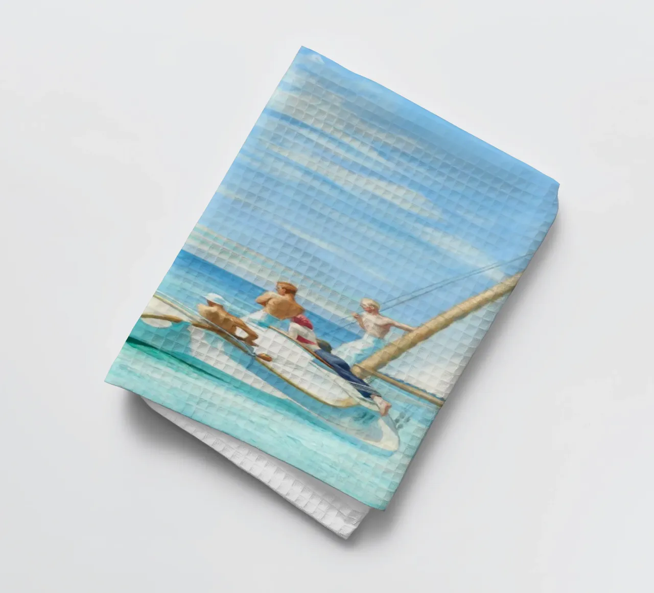 Ground Swell Edward Hopper canovaccio da cucina da Chérie Prints