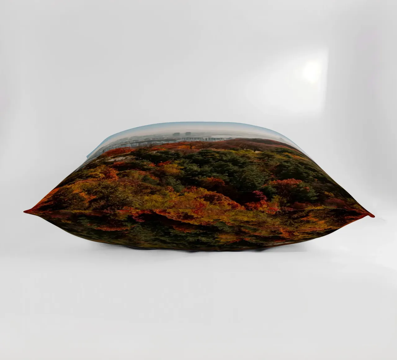 Skyline autunnale di Seul, Corea del Sud cuscino da mbgraphx2