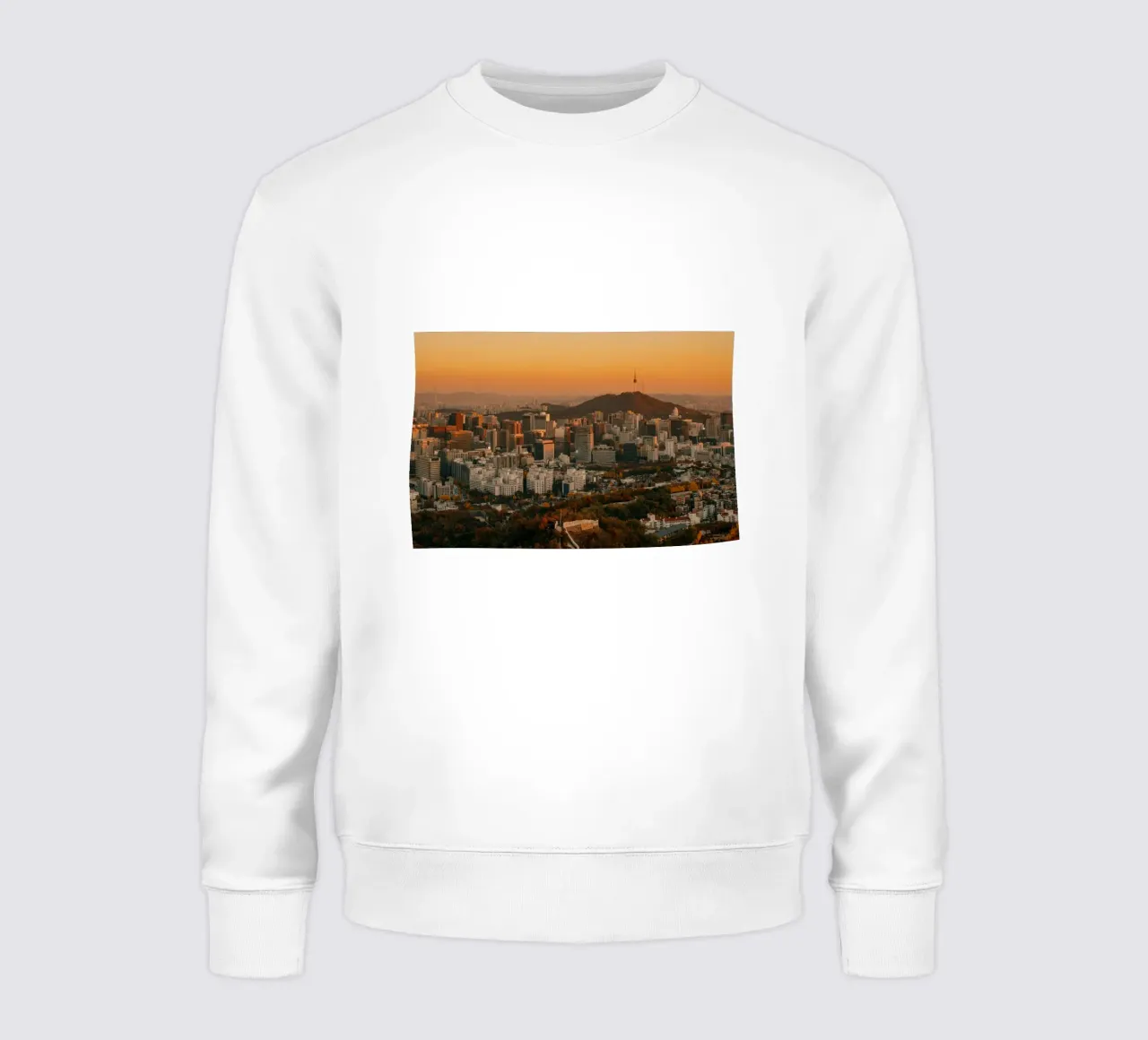 Tramonto a Seul, Corea del Sud felpa da mbgraphx2