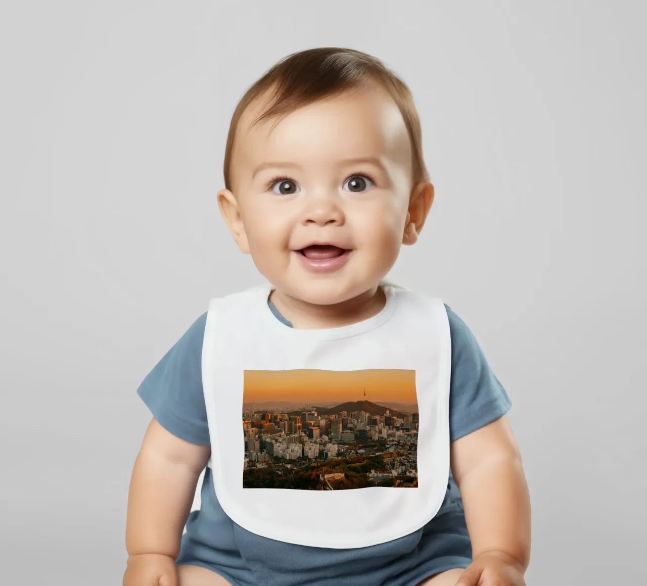 Tramonto a Seul, Corea del Sud bavaglino da mbgraphx2