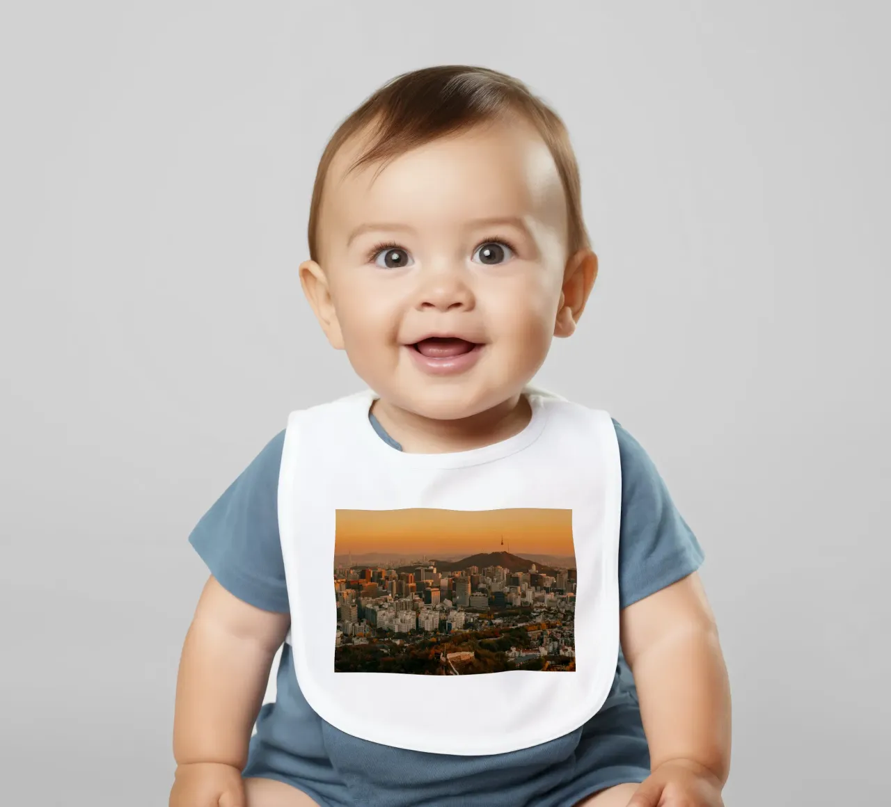 Tramonto a Seul, Corea del Sud bavaglino da mbgraphx2