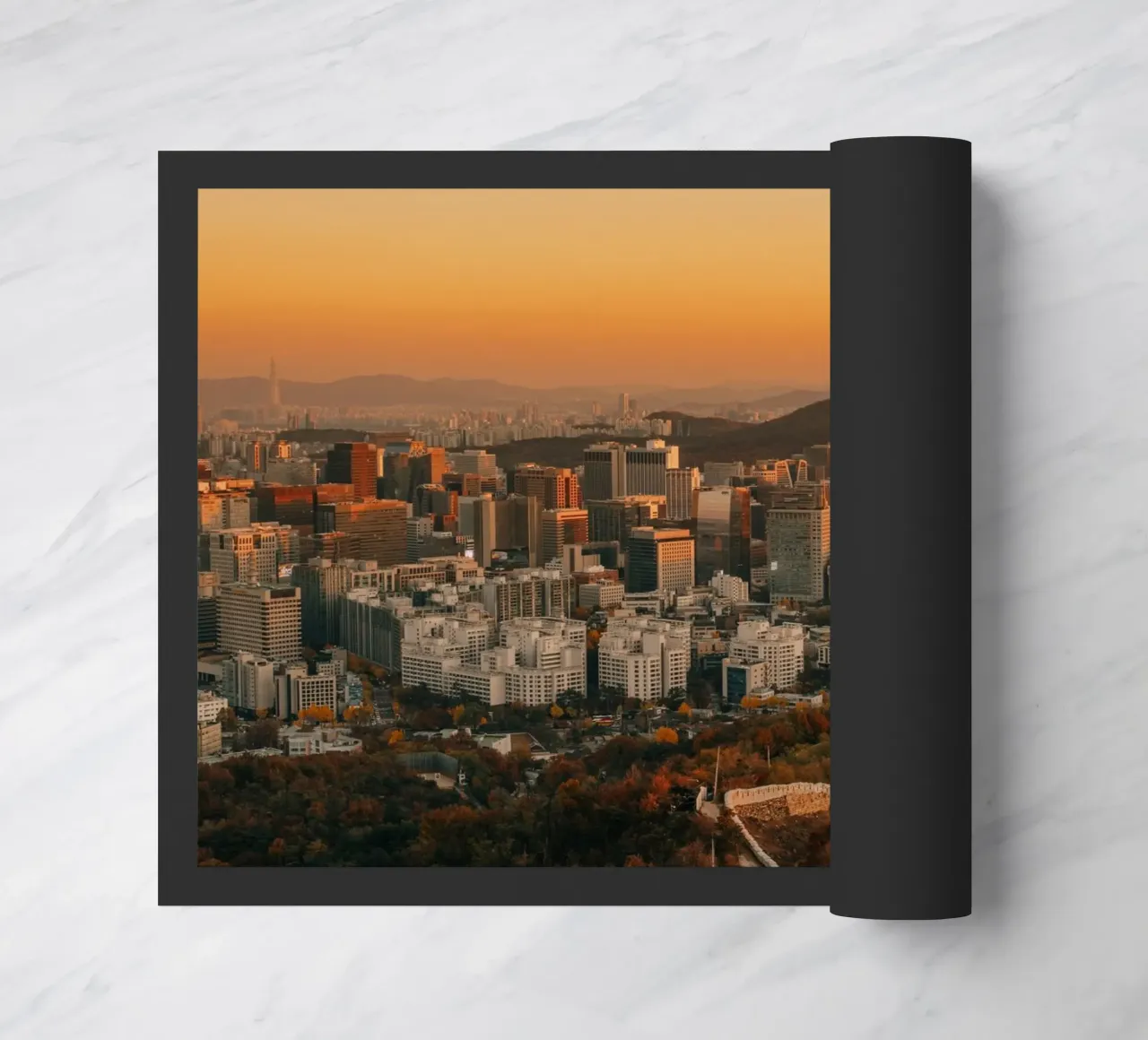 Tramonto a Seul, Corea del Sud zerbino da mbgraphx2