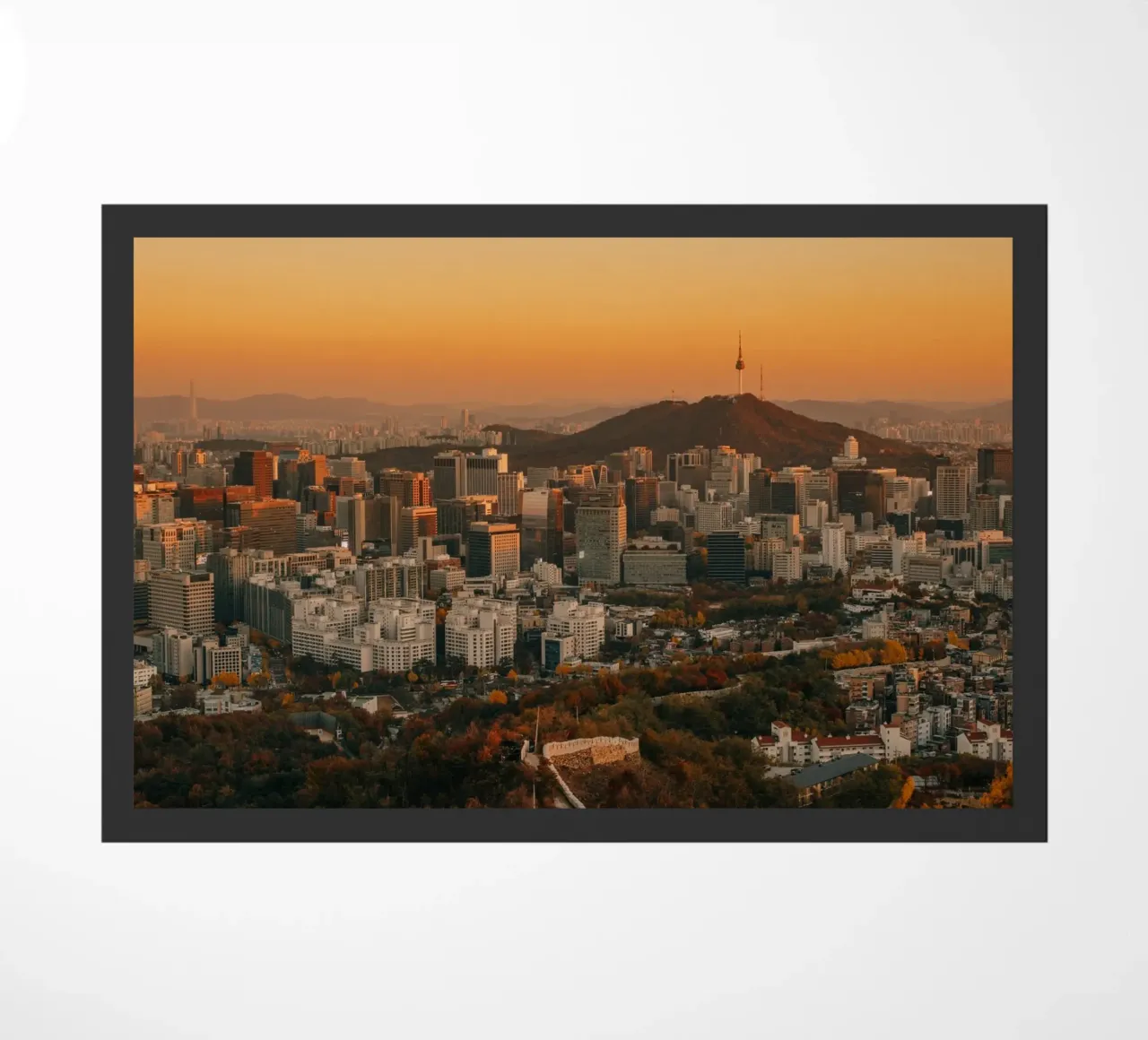 Tramonto a Seul, Corea del Sud zerbino da mbgraphx2