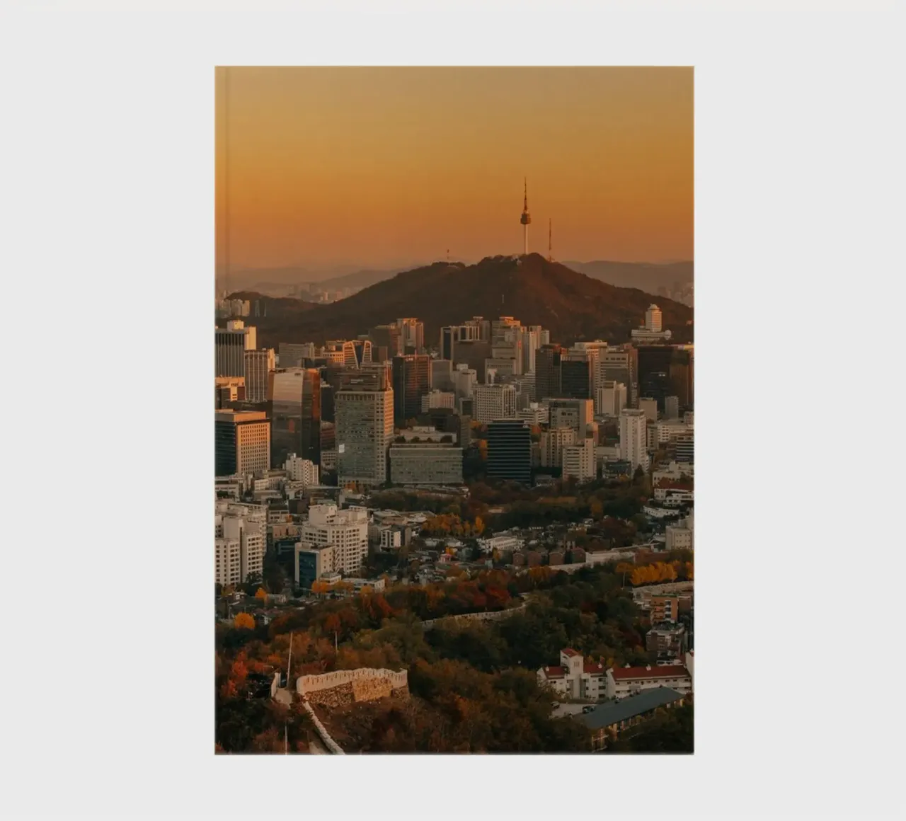Tramonto a Seul, Corea del Sud diario da mbgraphx2