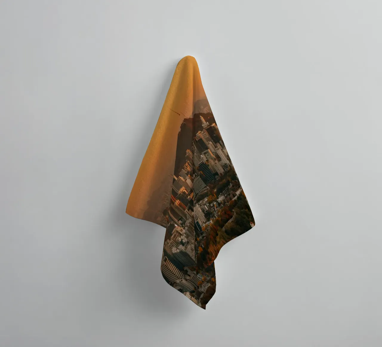 Tramonto a Seul, Corea del Sud asciugamano da bagno da mbgraphx2