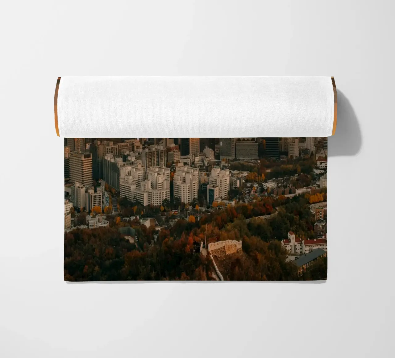 Tramonto a Seul, Corea del Sud telo mare da mbgraphx2