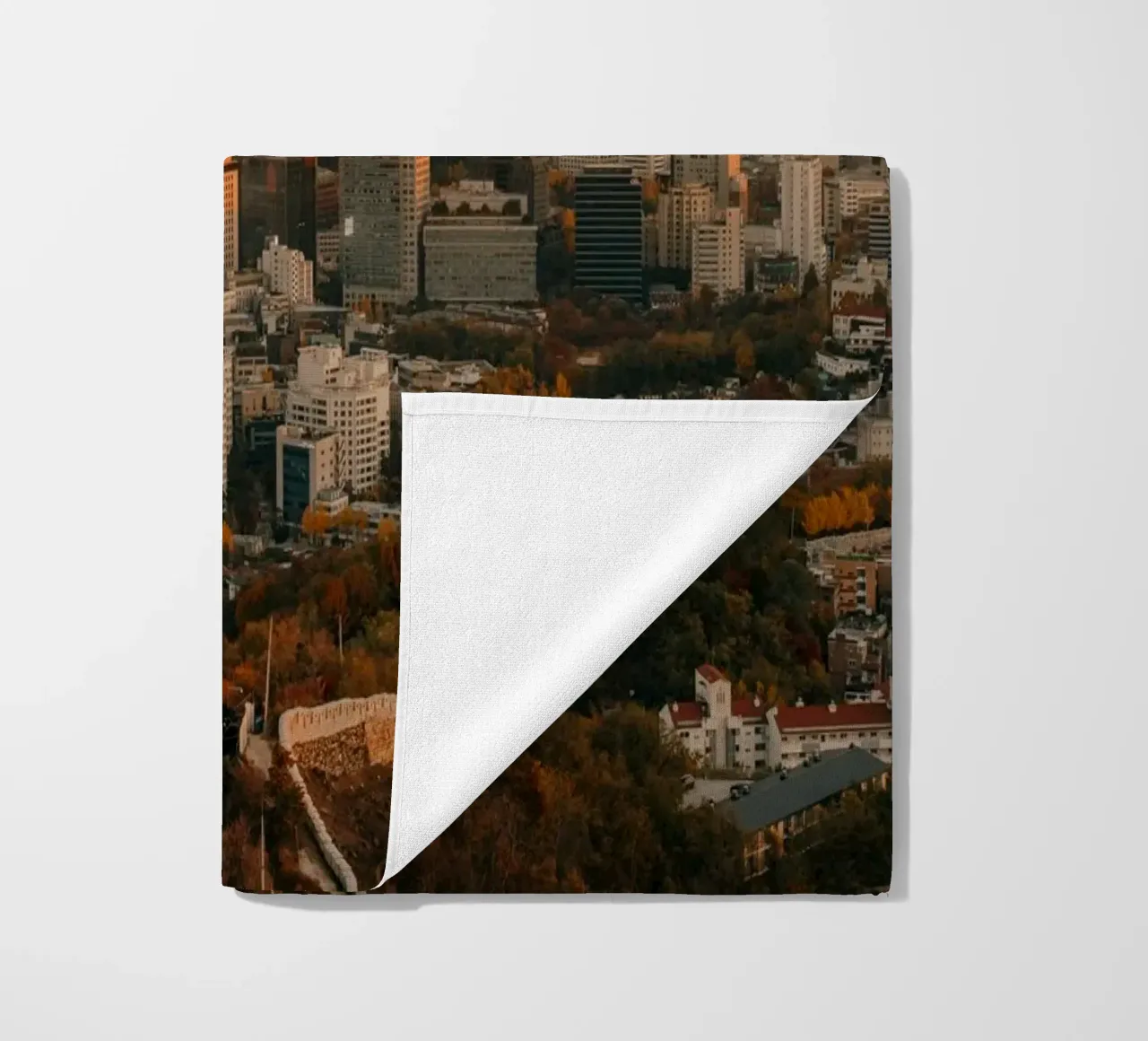 Tramonto a Seul, Corea del Sud telo mare da mbgraphx2