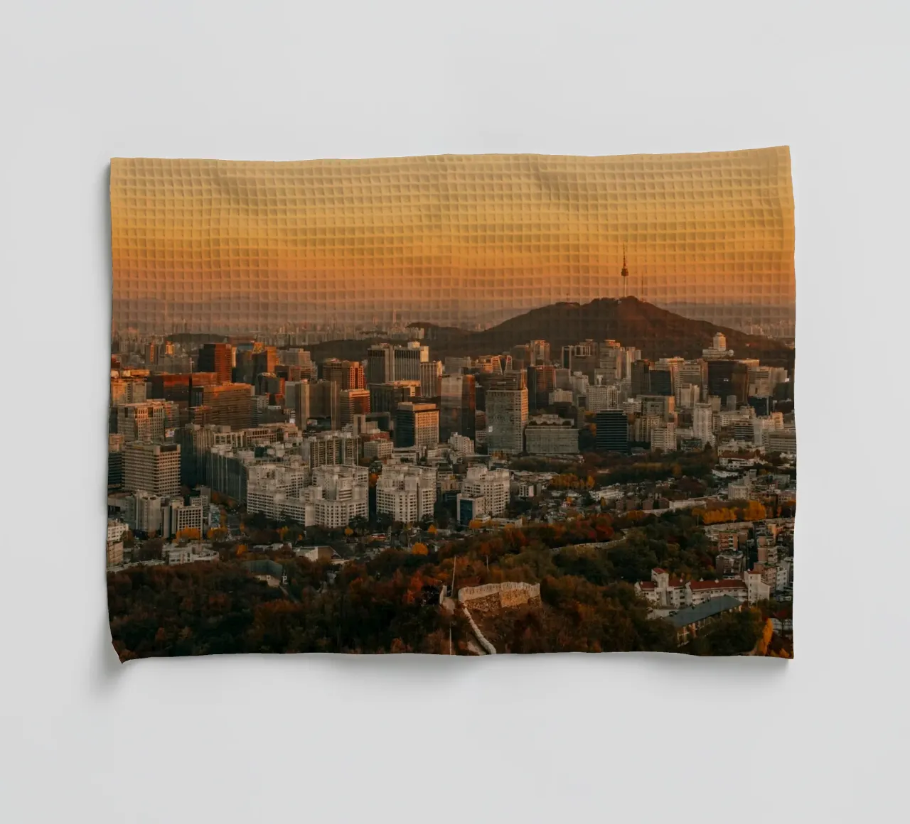 Tramonto a Seul, Corea del Sud canovaccio da cucina da mbgraphx2
