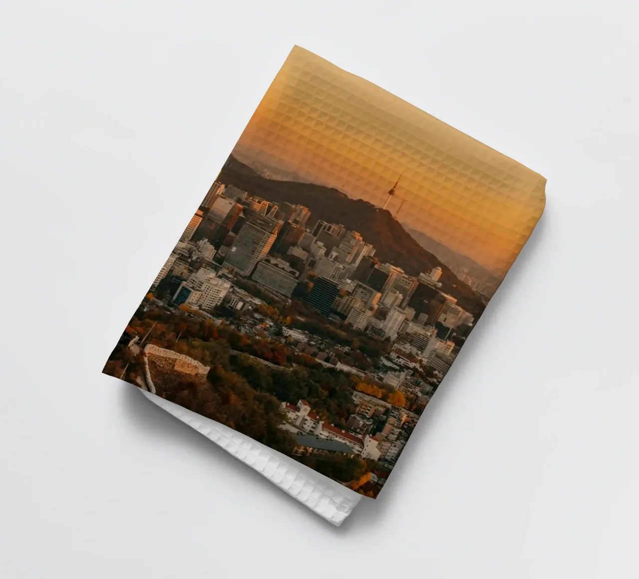 Tramonto a Seul, Corea del Sud canovaccio da cucina da mbgraphx2