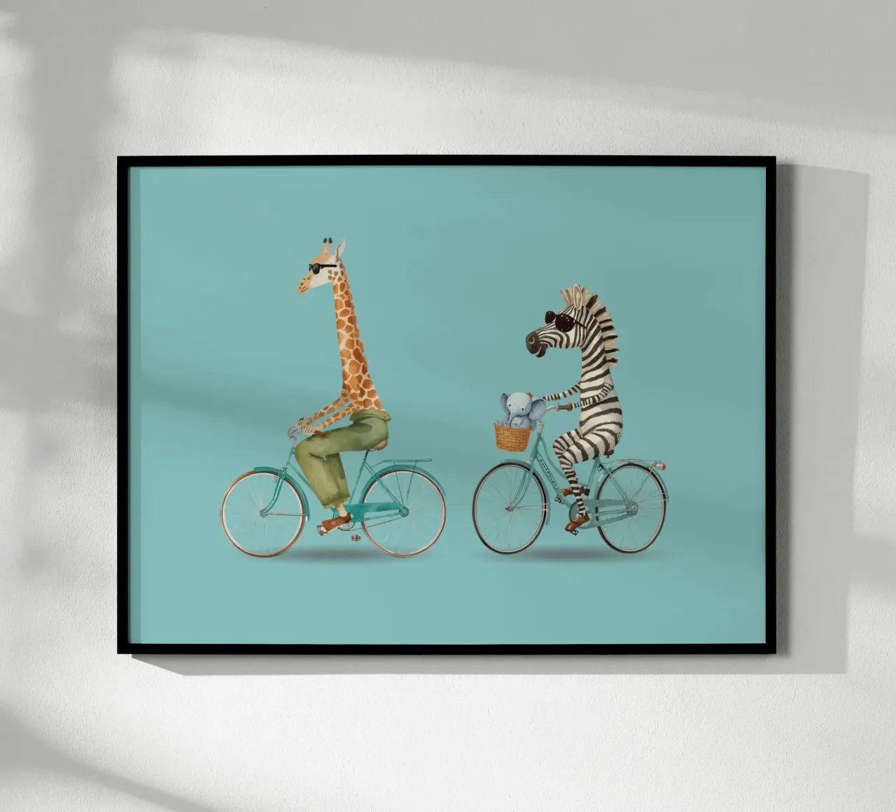 Il tragitto poster da Doodle Dreams Art