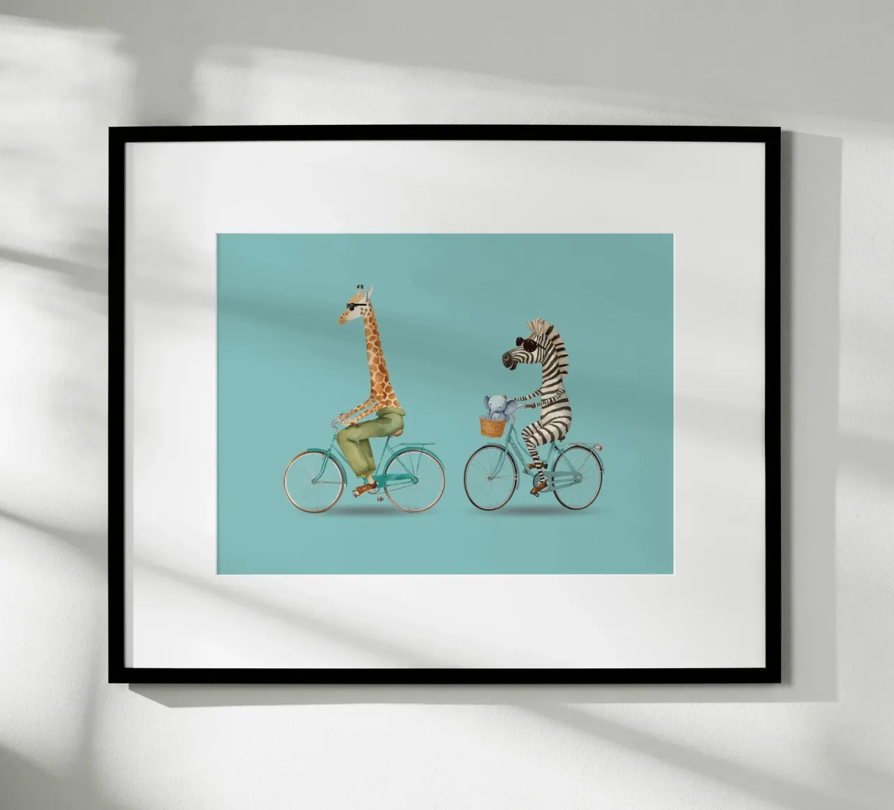 Il tragitto poster da Doodle Dreams Art