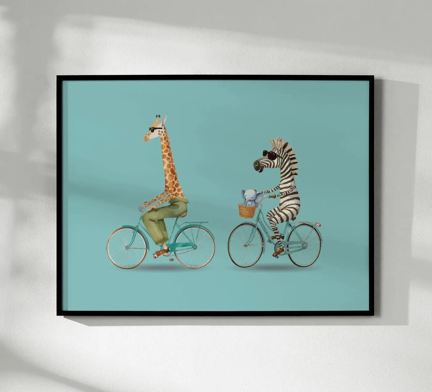 Il tragitto poster da Doodle Dreams Art