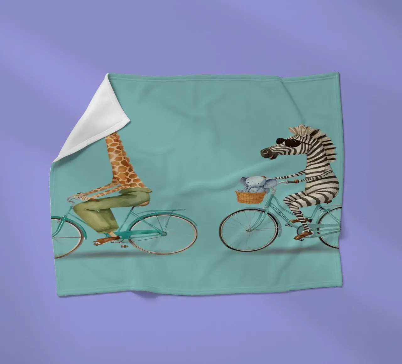 Das Pendeln Fleecedecke von Doodle Dreams Art