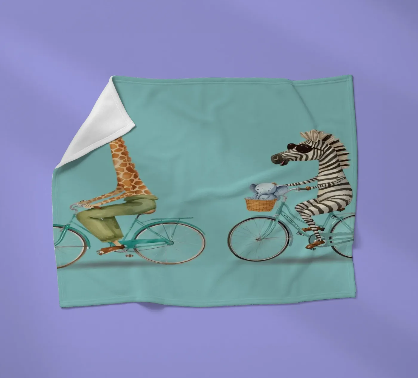 Das Pendeln Fleecedecke von Doodle Dreams Art