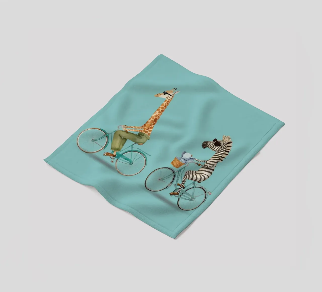 Das Pendeln Fleecedecke von Doodle Dreams Art