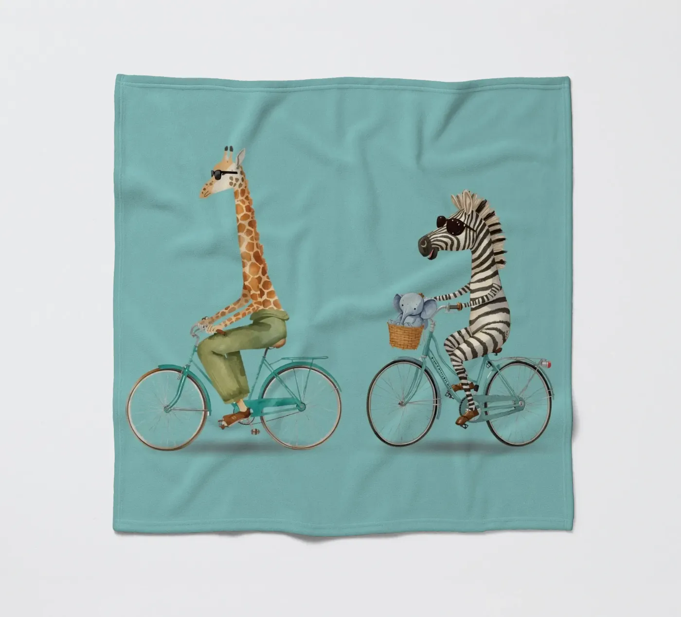 Das Pendeln Fleecedecke von Doodle Dreams Art