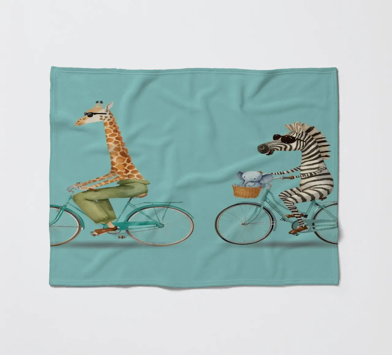 Das Pendeln Fleecedecke von Doodle Dreams Art