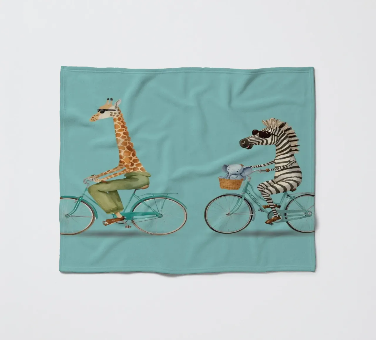 Das Pendeln Fleecedecke von Doodle Dreams Art