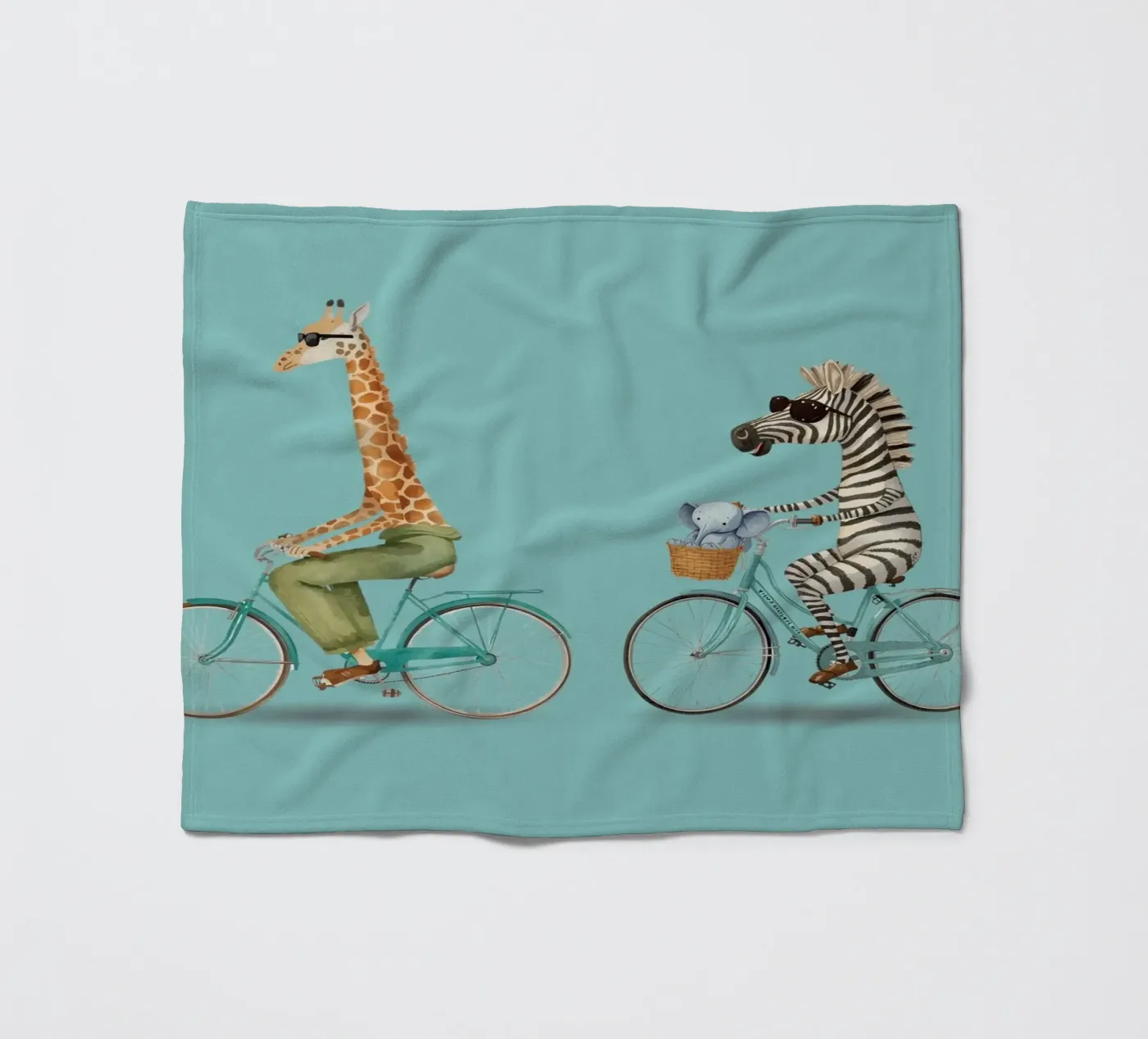 Das Pendeln Fleecedecke von Doodle Dreams Art
