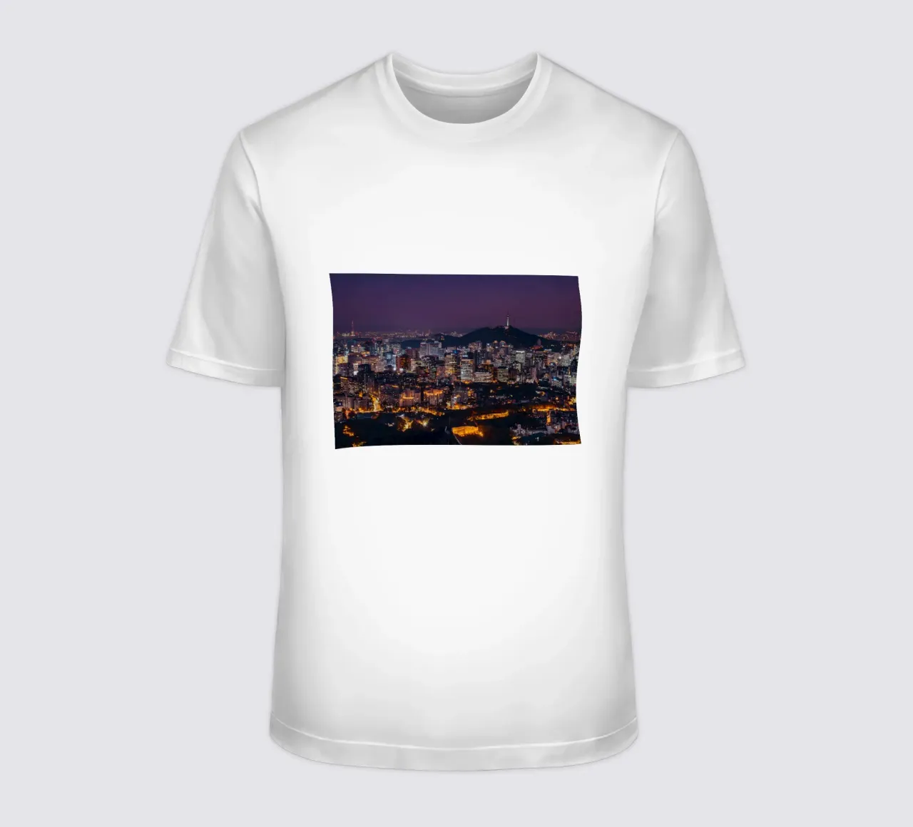 Seoul City Skyline, Zuid-Korea t-shirt van mbgraphx2