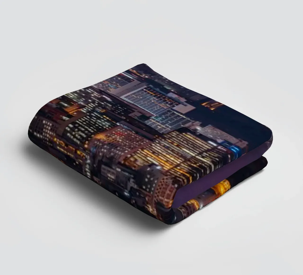 Skyline notturno della città di Seul, Corea del Sud asciugamano da bagno da mbgraphx2