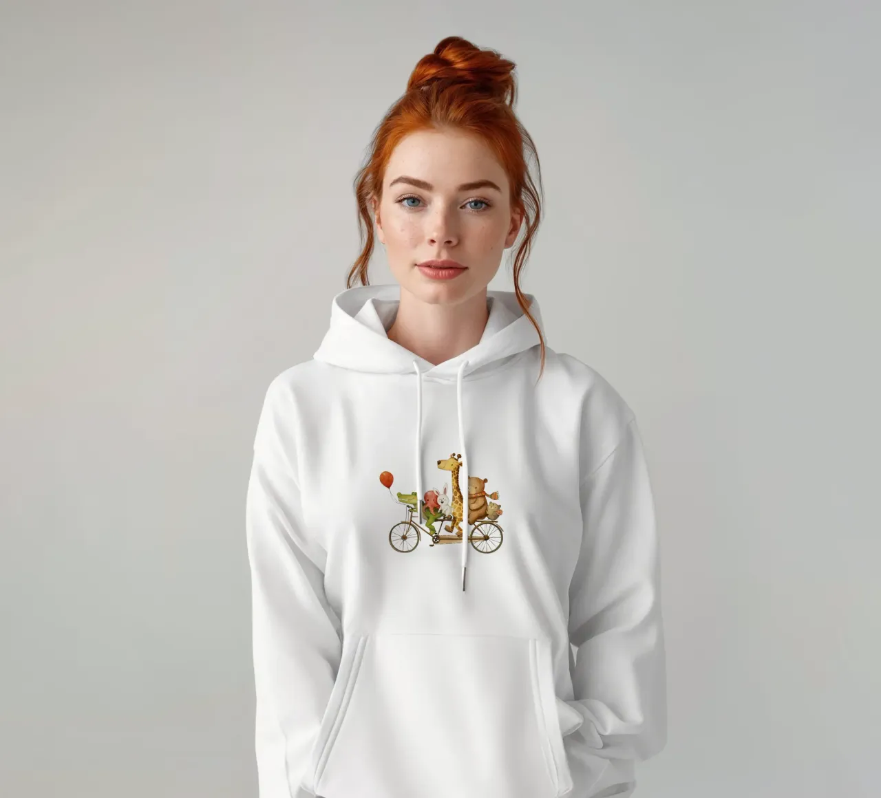 Amici a rotelle felpa con cappuccio da Doodle Dreams Art