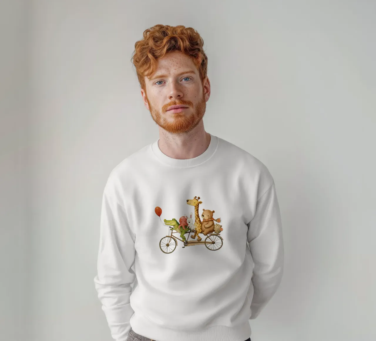 Amici a rotelle felpa da Doodle Dreams Art