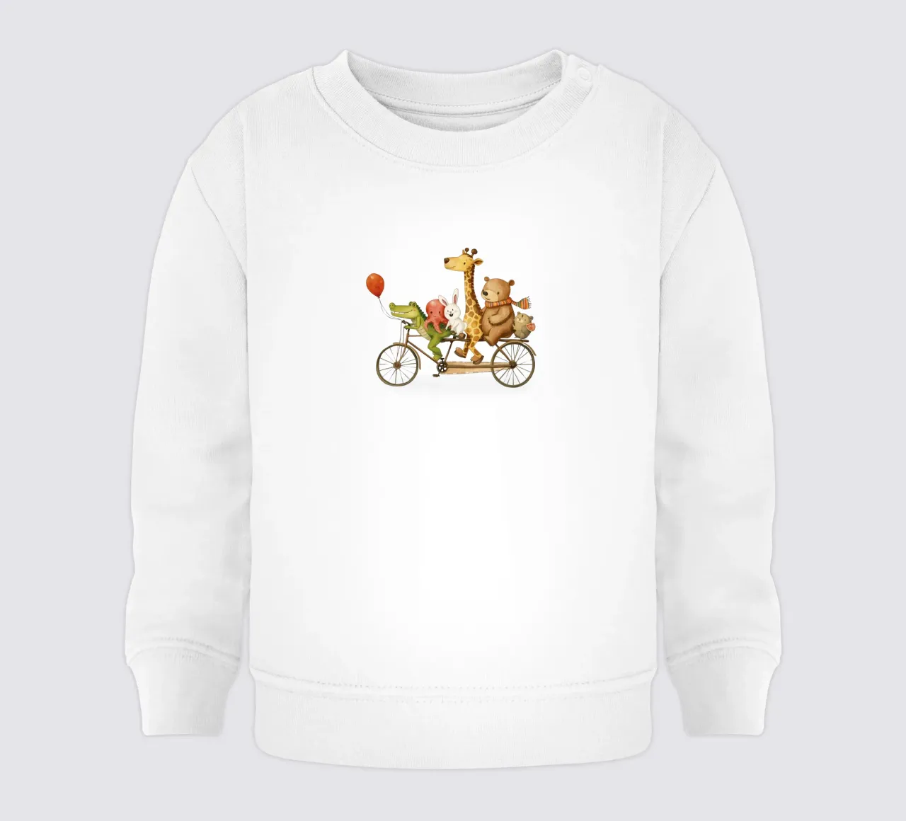 Amici a rotelle felpa neonato da Doodle Dreams Art