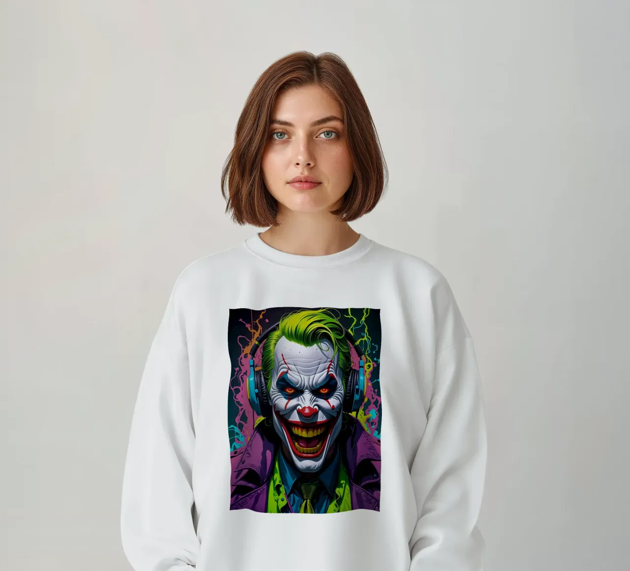 Clown in cuffia felpa da MakArena