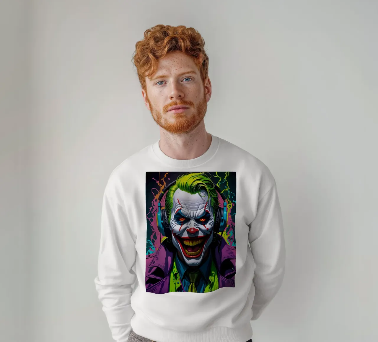 Clown in cuffia felpa da MakArena