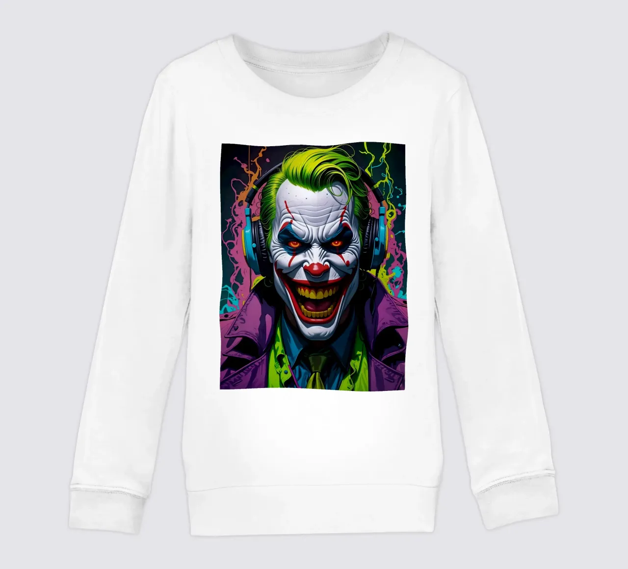 Clown in cuffia felpa bambino da MakArena