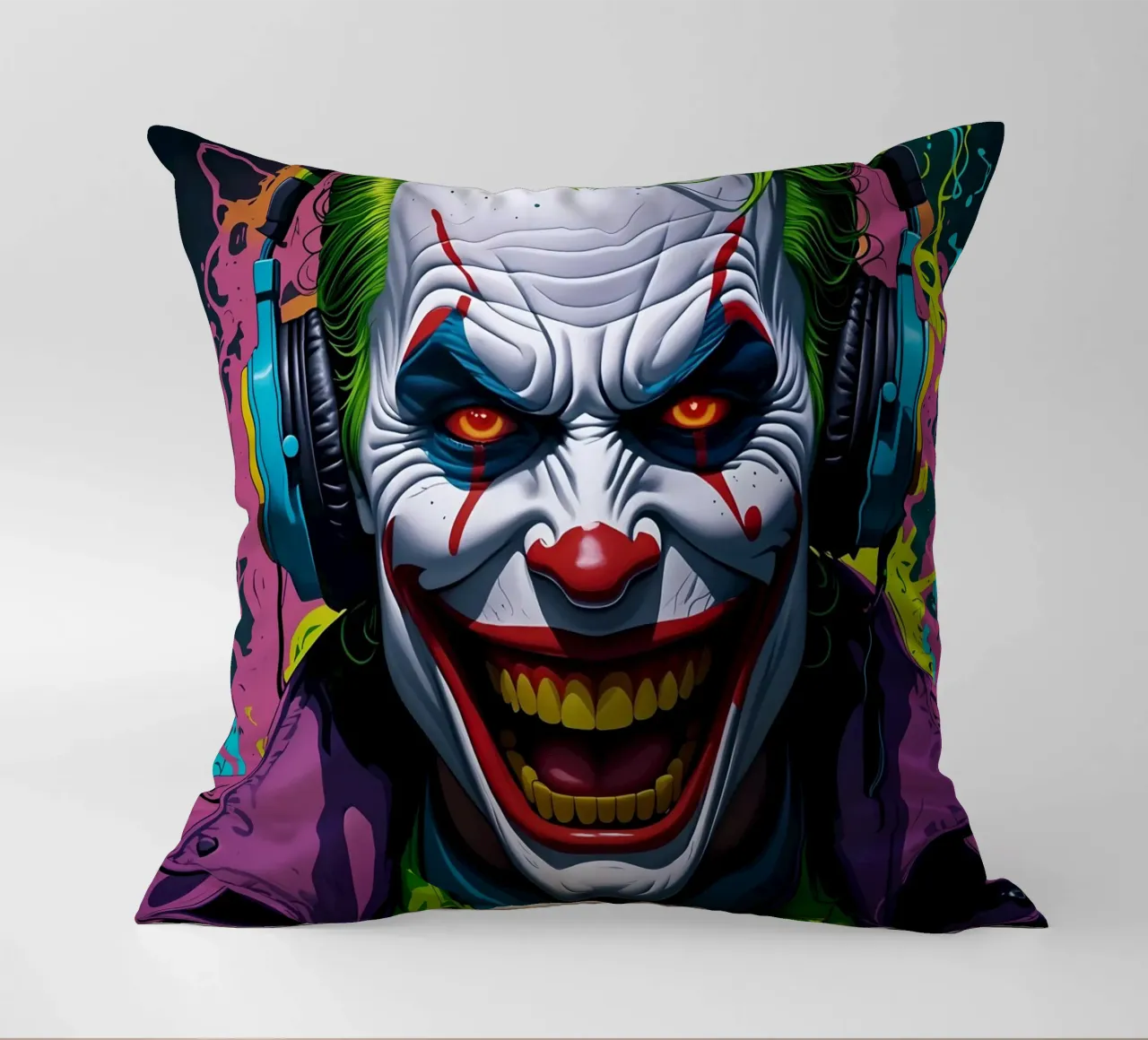 Clown in cuffia cuscino da MakArena